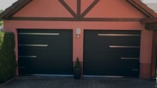 Réalisation de portes de garage en Aluminium à Granville