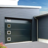 Réalisation de portes de garage en Aluminium à Granville